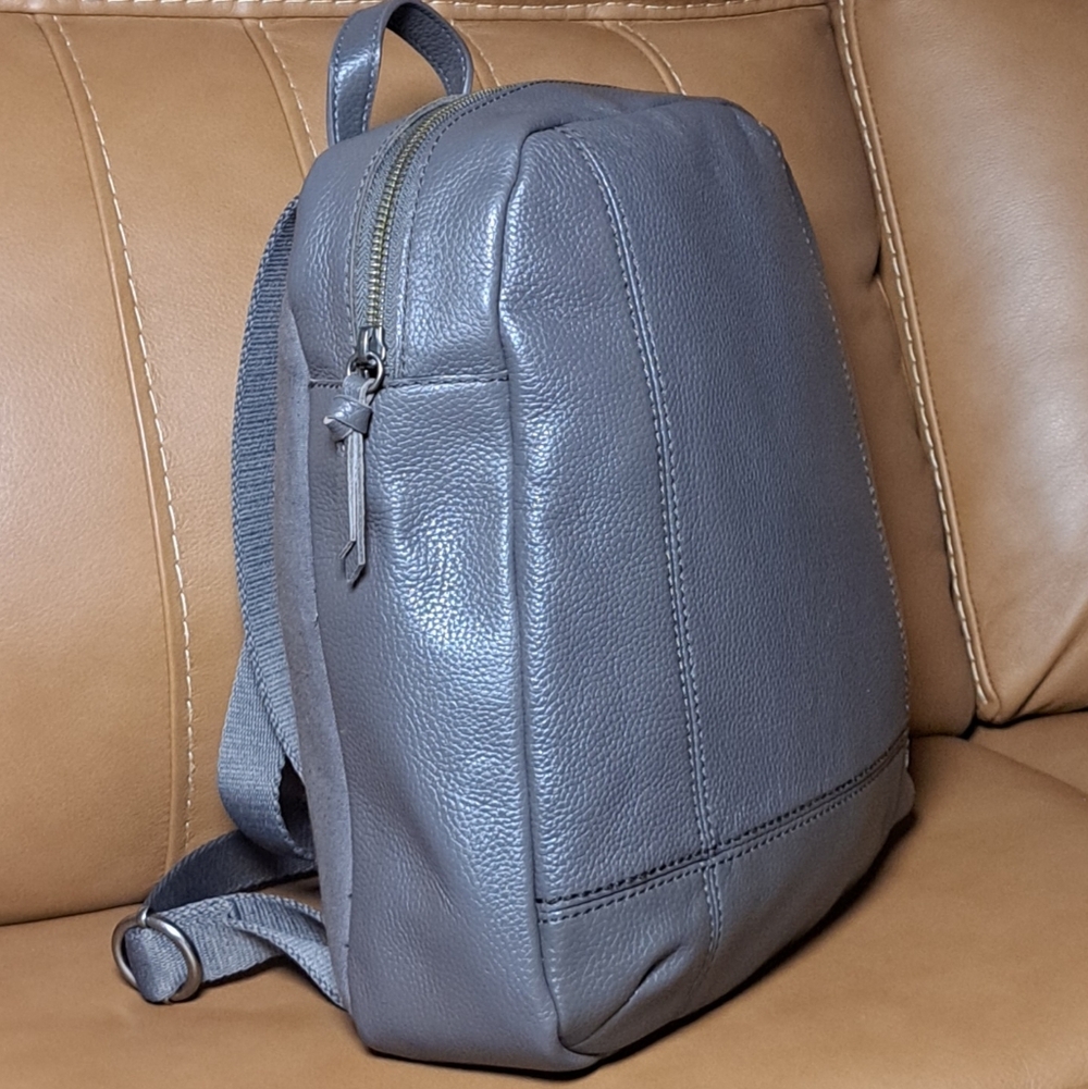 The Sak gray minimalist backpack everyday travel work bag